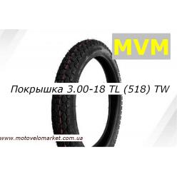 Покрышка 3.00-18 TL (518) "Mototech"   